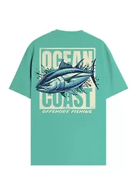 Short Sleeve Offshore Fishing Graphic T-Shirt