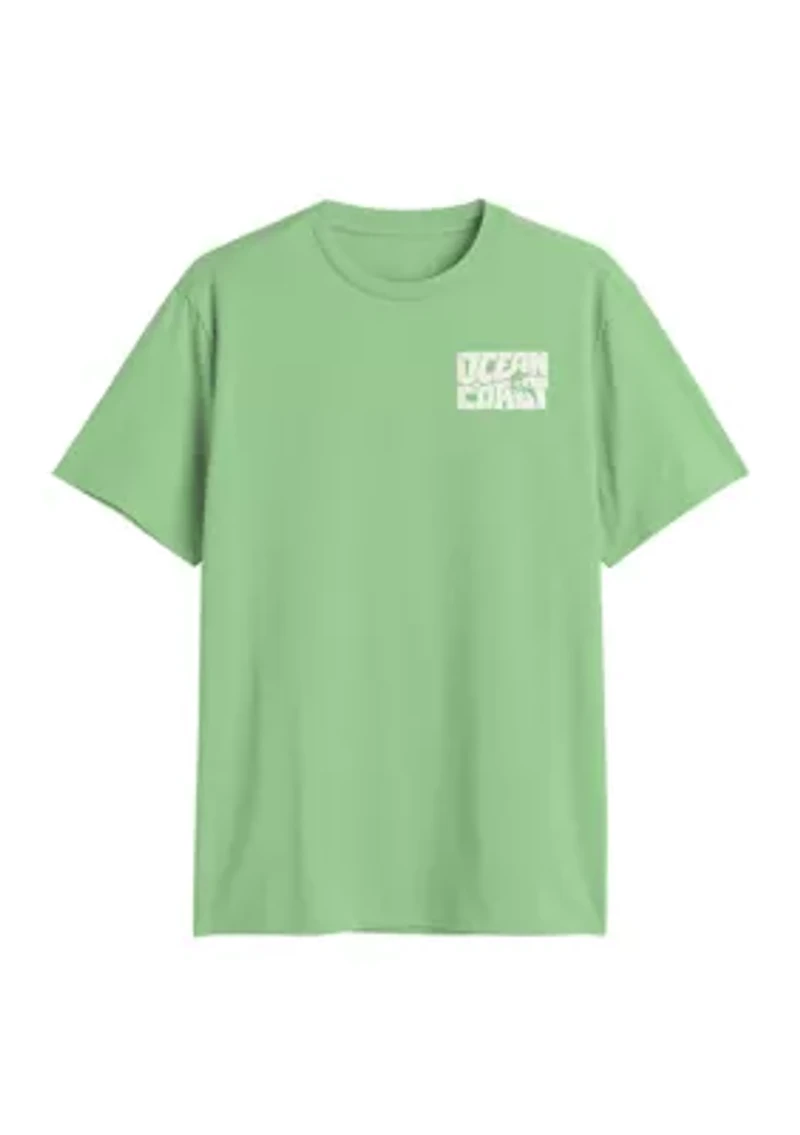 Short Sleeve Groovy Marlin Graphic T-Shirt