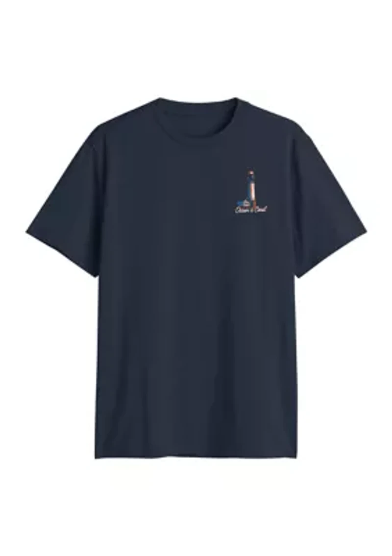 Short Sleeve Lighthouse Graphic T-Shirt
