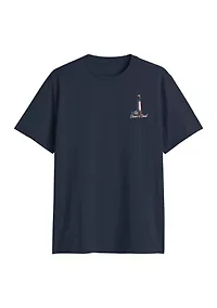 Short Sleeve Lighthouse Graphic T-Shirt