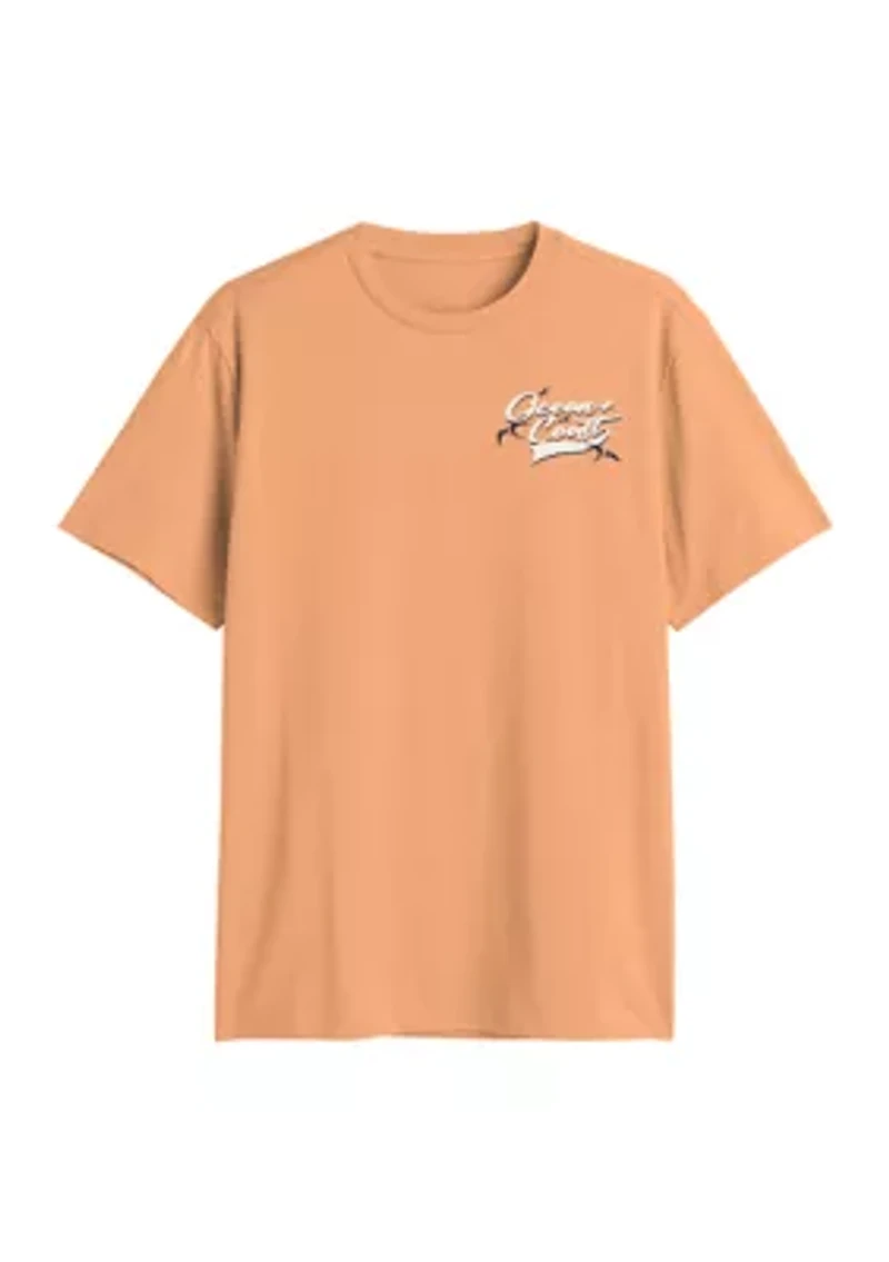 Short Sleeve Living Paradise Graphic T-Shirt