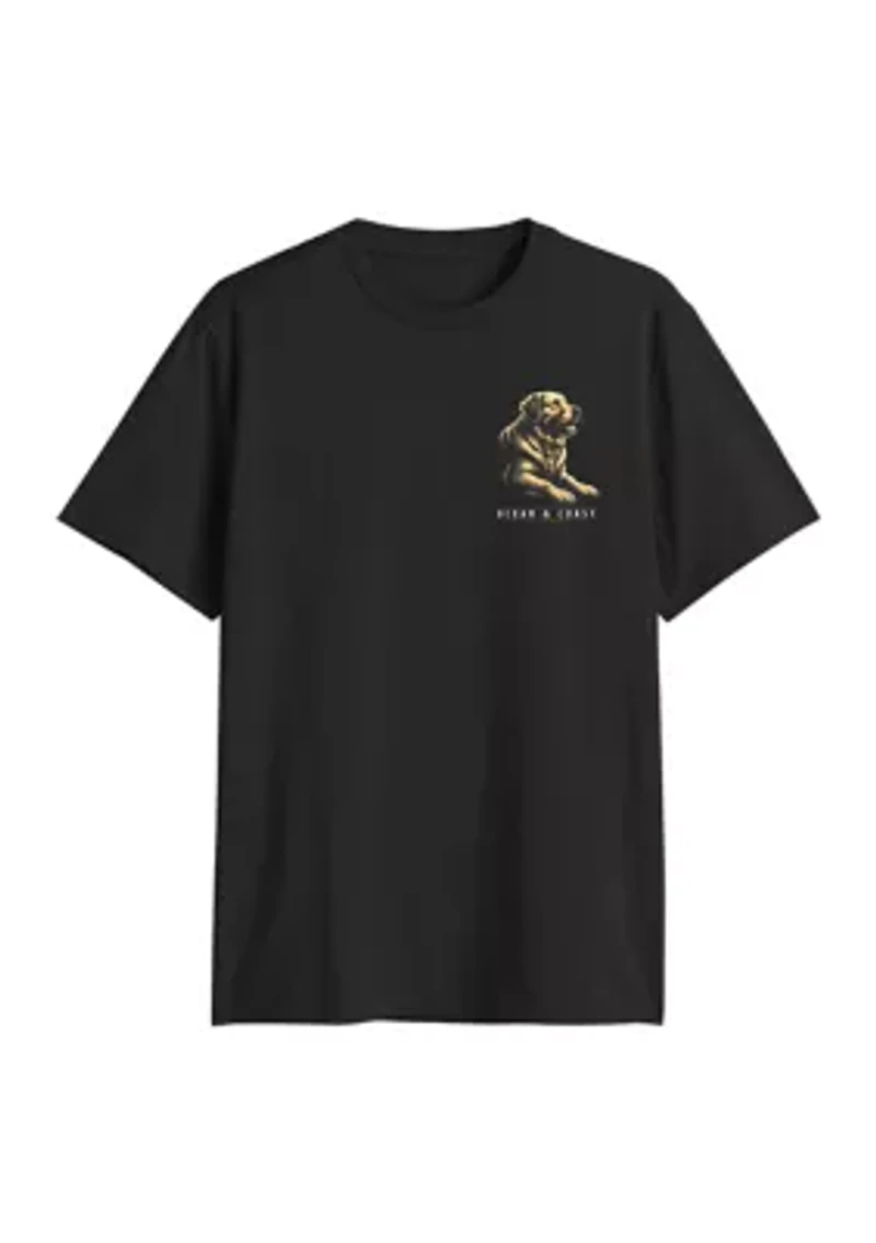 Short Sleeve Dog Southern Life Graphic T-Shirt