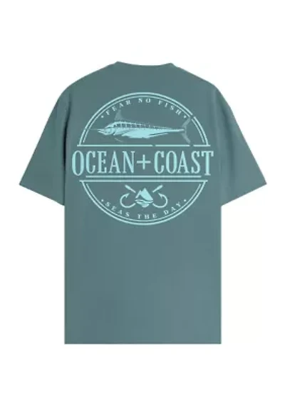 Short Sleeve Seas the Day Graphic T-Shirt