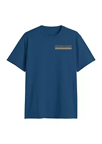 Short Sleeve Beach Campfire Graphic T-Shirt