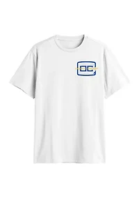Short Sleeve Fish Logo Graphic T-Shirt