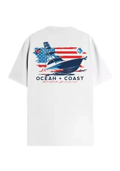Red White and Cruise Graphic T-Shirt