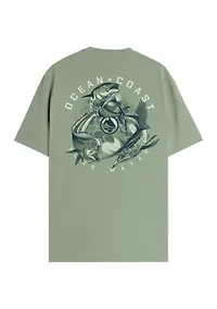 Short Sleeve Bluewater Trio Graphic T-Shirt