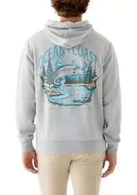 Men's Mountain Trout Graphic Hoodie