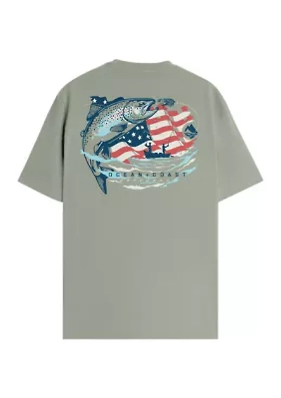 Patriot Bass Short Sleeve Graphic T-Shirt
