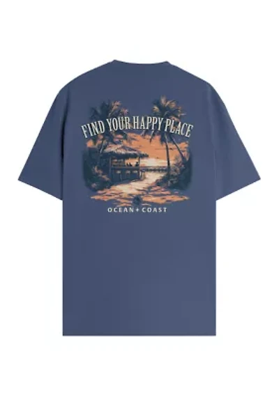 Happy Place Short Sleeve Graphic T-Shirt