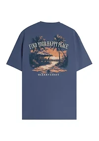 Happy Place Short Sleeve Graphic T-Shirt
