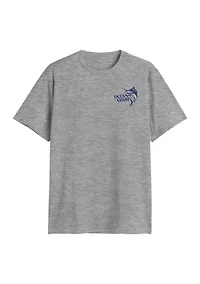 Short Sleeve Tight Lines Graphic T-Shirt