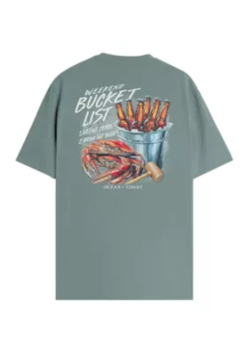 Short Sleeve Bucket List Graphic T-Shirt