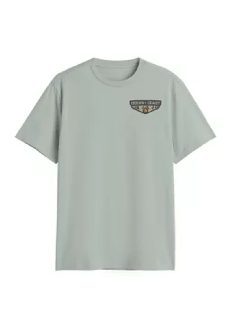 Camo Boat Short Sleeve Graphic T-Shirt