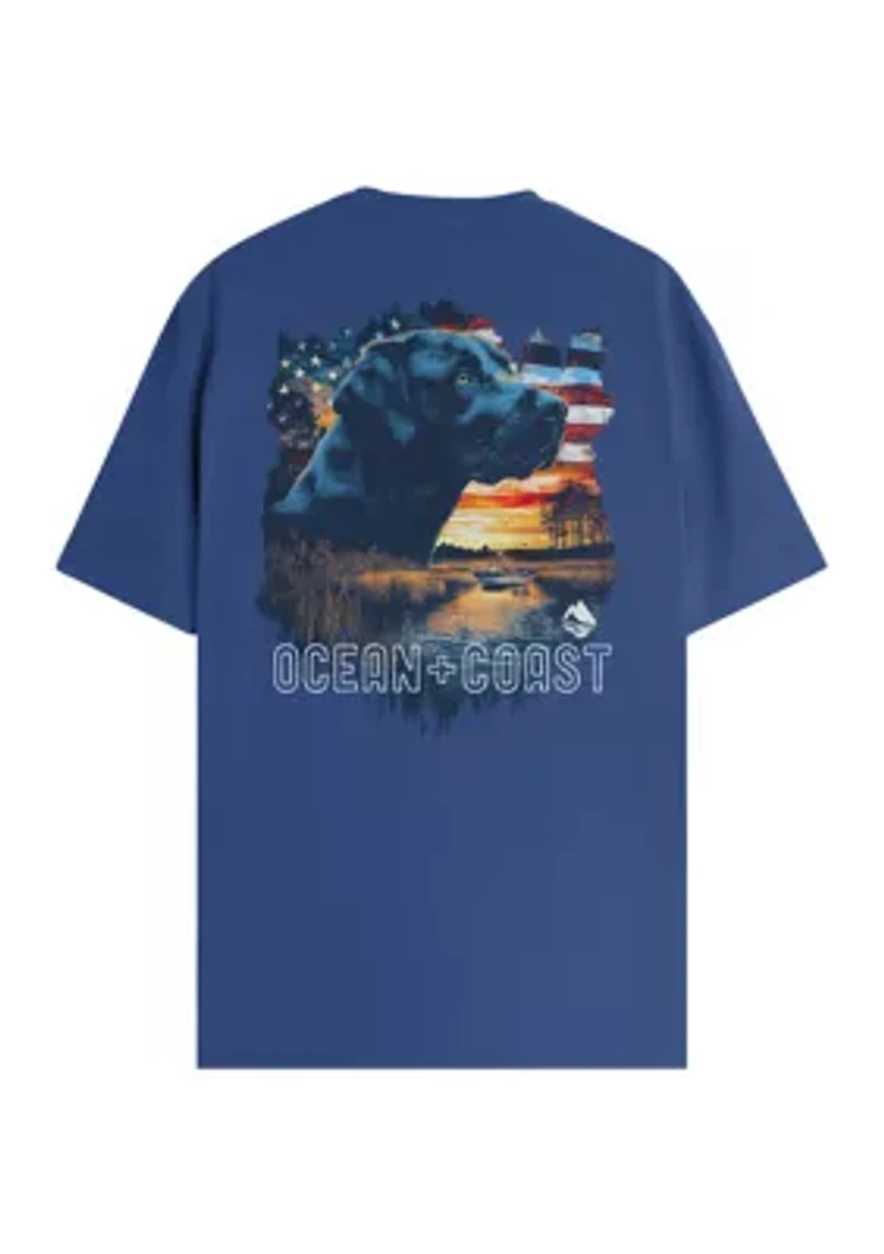Short Sleeve American Marsh Graphic T-Shirt