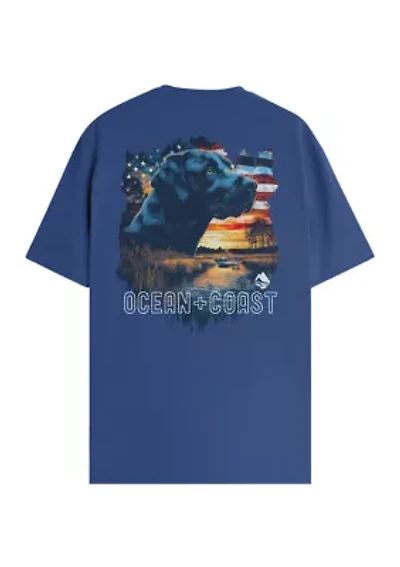 Short Sleeve American Marsh Graphic T-Shirt