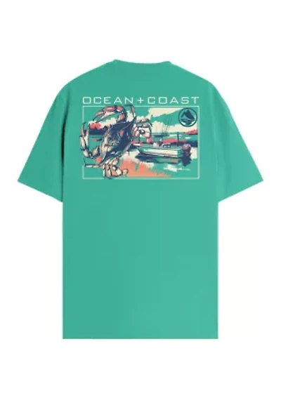 Men's Crab Fishing Graphic T-Shirt
