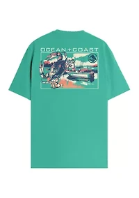 Men's Crab Fishing Graphic T-Shirt
