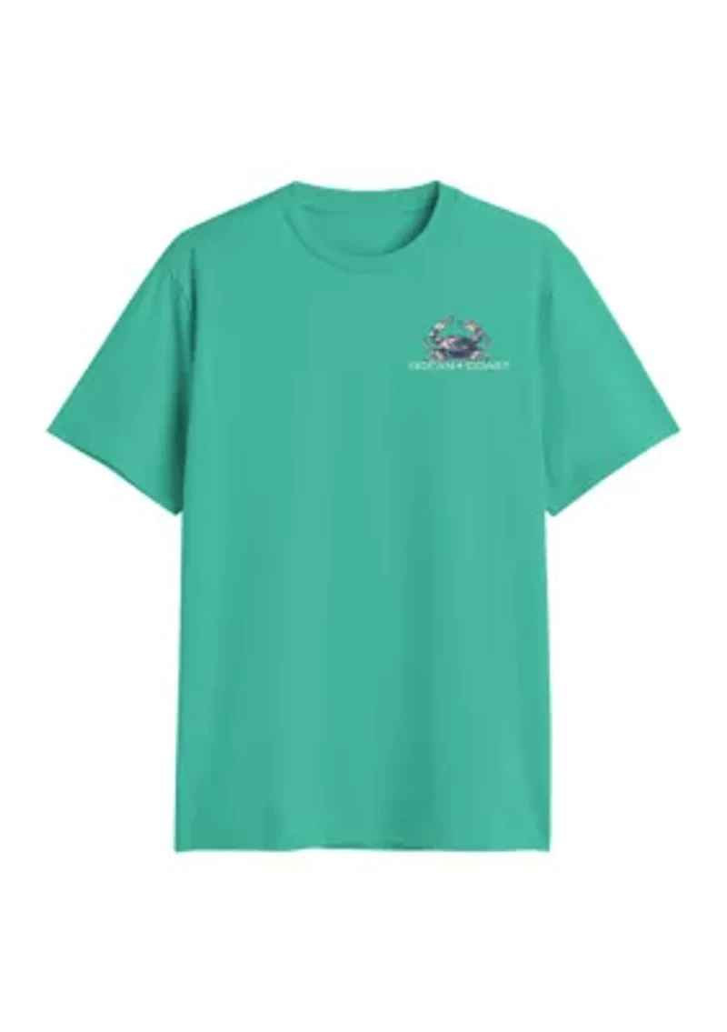 Men's Crab Fishing Graphic T-Shirt