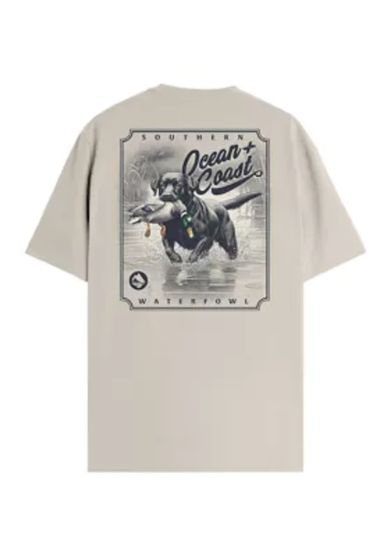 Happy Dog Short Sleeve Graphic T-Shirt