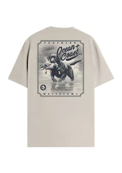 Happy Dog Short Sleeve Graphic T-Shirt
