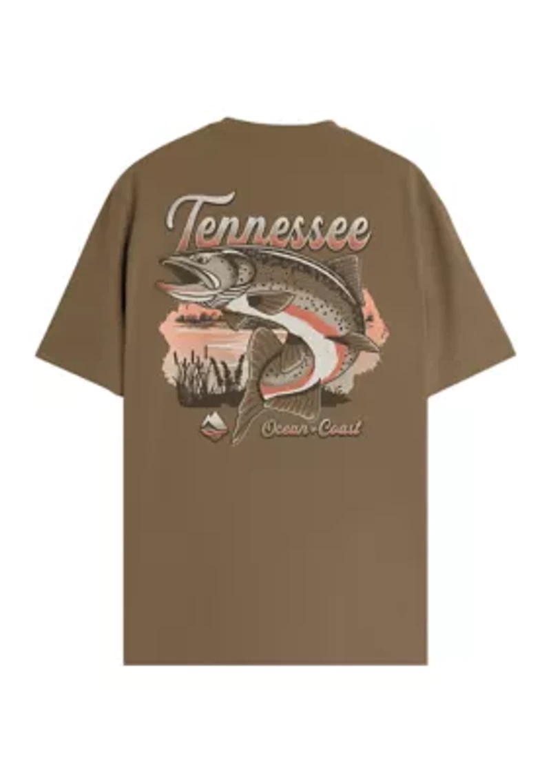 Tennessee Fishing Graphic T-Shirt