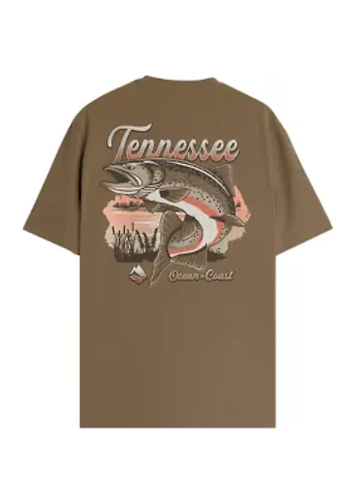 Tennessee Fishing Graphic T-Shirt