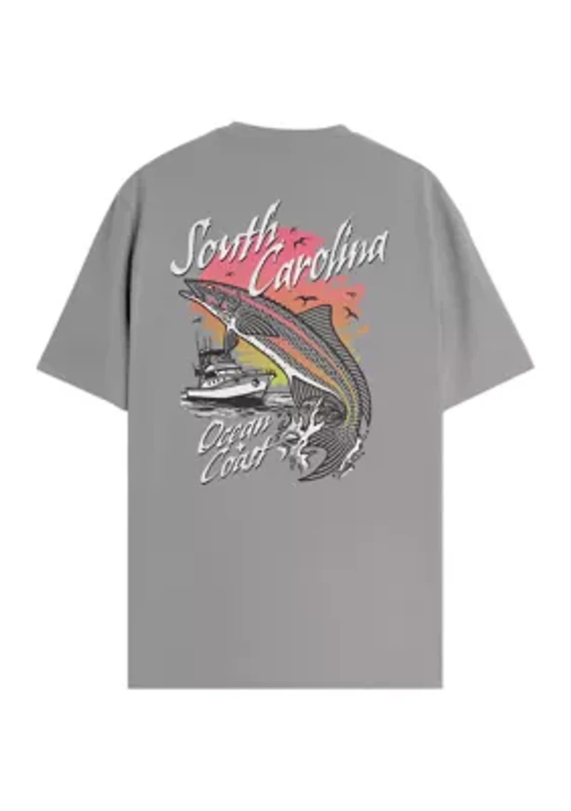 South Carolina Fishing Graphic T-Shirt