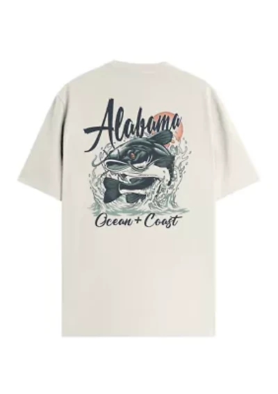 Alabama Fishing Graphic T-Shirt