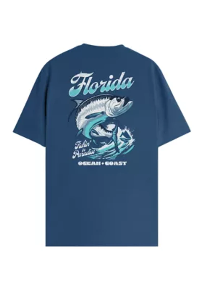 Florida Fishing Graphic T-Shirt