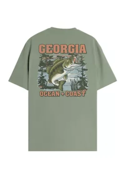 Georgia Fishing Graphic T-Shirt