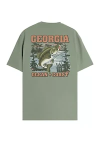 Georgia Fishing Graphic T-Shirt