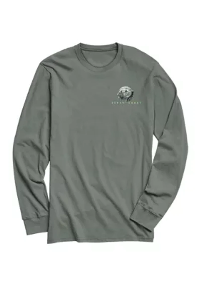 Hunting Dog Long Sleeve Graphic T-Shirt