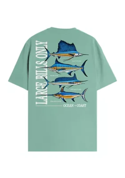 Men's Short Sleeve Large Bills Only Graphic T-Shirt