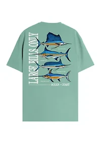 Men's Short Sleeve Large Bills Only Graphic T-Shirt