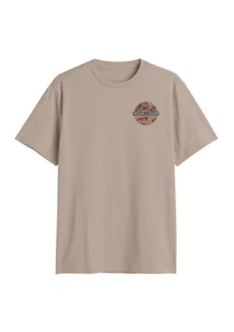 Men's Short Sleeve Camo Redfish Graphic T-Shirt