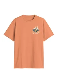 Men's Short Sleeve Camping Badge T-Shirt