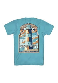 Southern Lighthouse Short Sleeve Graphic T-Shirt