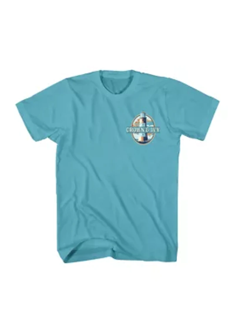 Southern Lighthouse Short Sleeve Graphic T-Shirt