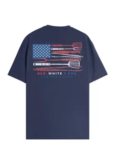 Grill Tool Flag Graphic T-Shirt