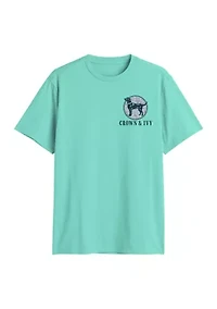 Camo Dog Graphic T-Shirt
