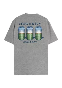 Football Cans Graphic T-Shirt