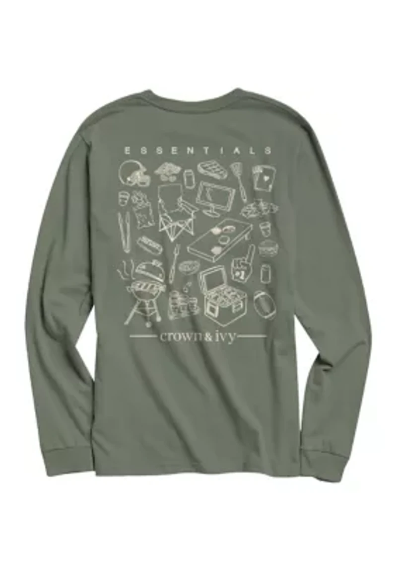 Go Camp Long Sleeve Graphic T-Shirt