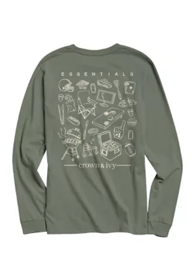 Go Camp Long Sleeve Graphic T-Shirt