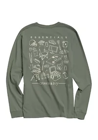 Go Camp Long Sleeve Graphic T-Shirt