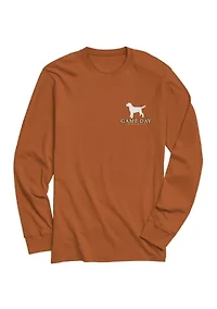Game Day Dog Long Sleeve Graphic T-Shirt