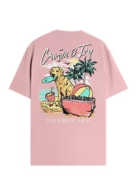Men's Dog Beach Graphic T-Shirt