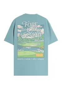 Men's 'Fore Love of Spring' Graphic T-Shirt