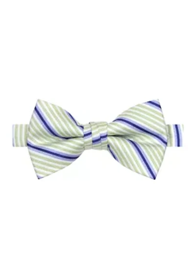 Seersucker Multi-Stripe Bow Tie