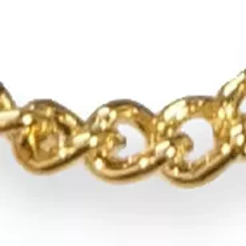 Silver Tone Braided Tie Chain